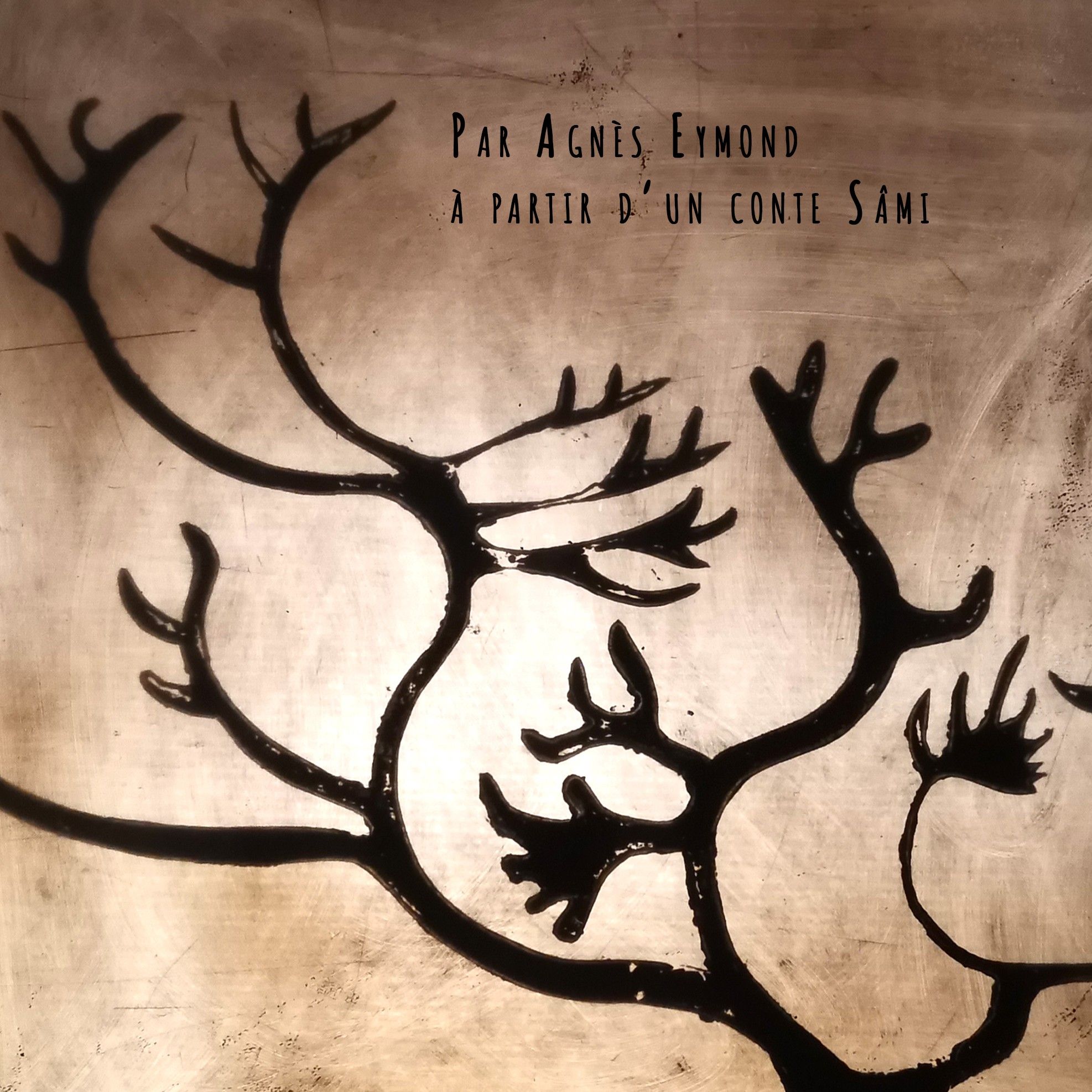 Affiche renne du soleil par Agnes Eymond